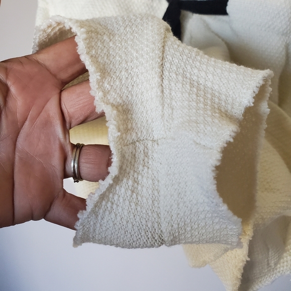 Solid & Striped Zip Front Romper Shorts Cream Size S - Picture 9 of 11